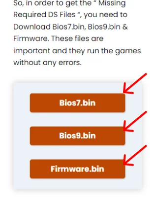 Delta Game Emulator - Bios7.Bin Download Step 2
