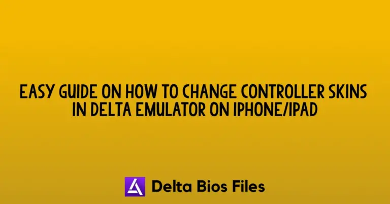 Easy Guide on How To change Controller skins in Delta Emulator on iPhone/iPad