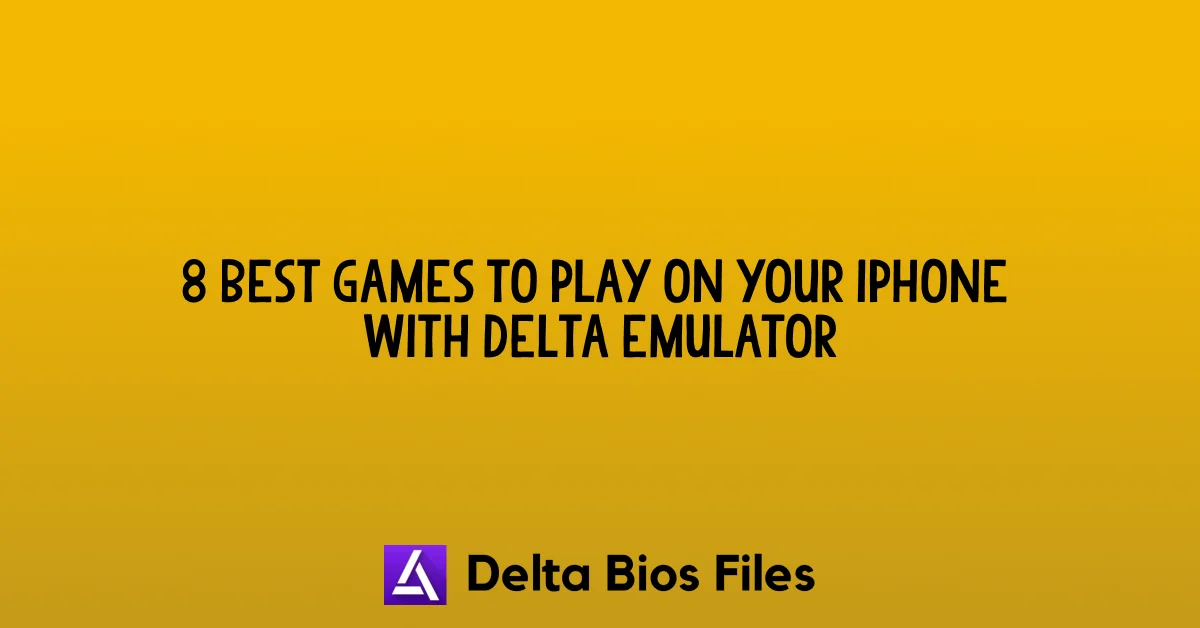 best delta emulator games for iphone